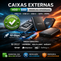 CAIXAS EXTERNAS HDD
